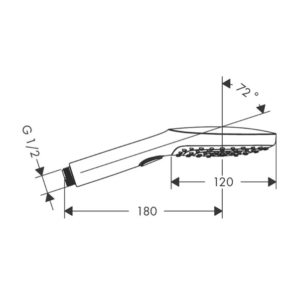 Hansgrohe Raindance Select E El Duşu 120 3 jet Mat Bronz - Resim 3