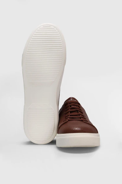 Lufian Tommy Taba Erkek Deri Sneaker - Resim 6