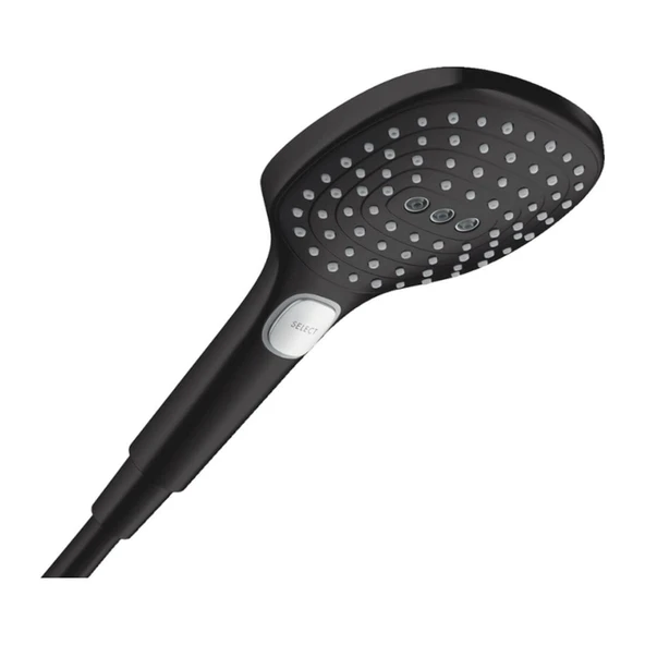 Hansgrohe Raindance Select E El Duşu 120 3 jet Satin Siyah ürün görseli 1