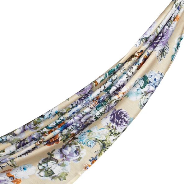 7662 İPEKEVİ MODAL İPEK ŞAL - Resim 4