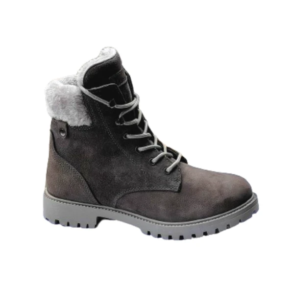 Cem Pekşen Lamin İçi Kürklü Füme Unisex Kışlık Bot ürün görseli 1
