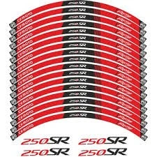 CF MOTO 250 SR 2020 - 2024 UYUMLU 1 SET JANT ŞERİDİ ürün görseli 1
