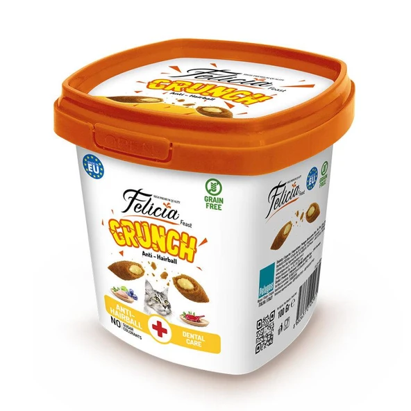 Felicia Hairball Crunch Tavuklu Kedi Ödül Maması 100g ürün görseli 1