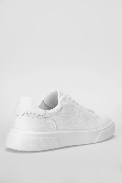 Lufian Tommy Beyaz Erkek Deri Sneaker - Resim 2