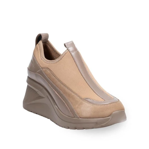 Forelli TANSU 27914-G Kum Kadın Günlük Deri Comfort Ayakkabı ürün görseli 1