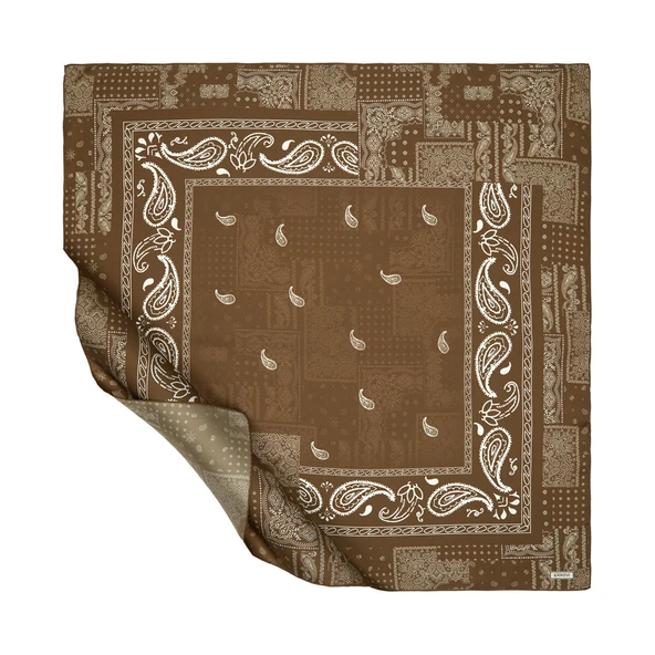 1221 İPEKEVİ EŞARP PATCHWORK - Resim 8