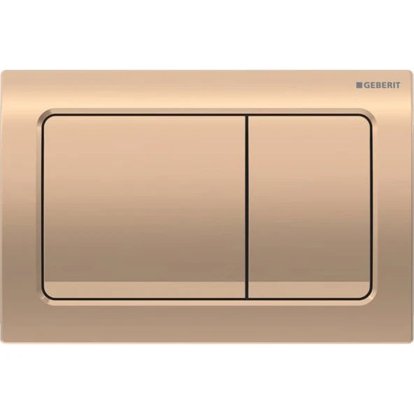 Geberit Kumanda Kapağı Alpha30 - Çift basmalı - Bronz ürün görseli 1