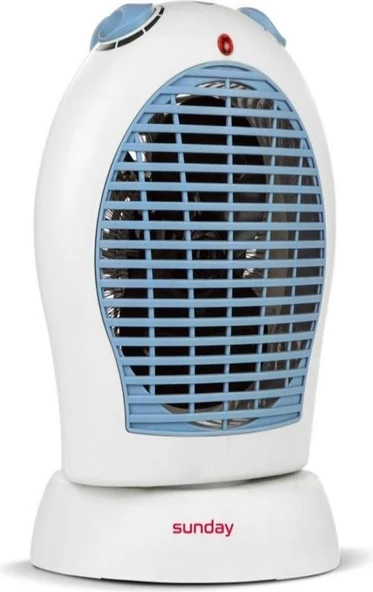 Sunday Fanlı Isıtıcı Oval Kutu Fan Mavi ürün görseli 1