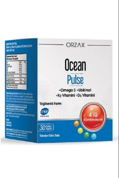 Ocean Pulse Balık Yağı 30 Kapsül ürün görseli 1