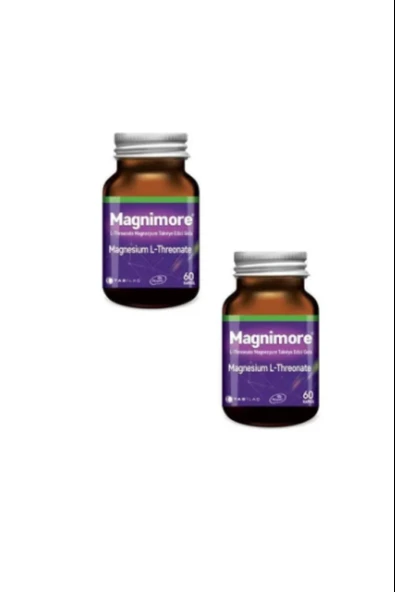 Magnimore Magnesium L-Threonate 60 Kapsül 2 Adet ürün görseli 1