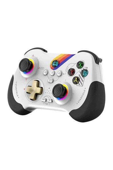 Z01 PC/PS4/PS3/IOS/Switch/Android Telefon TV Tablet Titreşimli RGB Bluetooth Joystick Gamepad ürün görseli 1