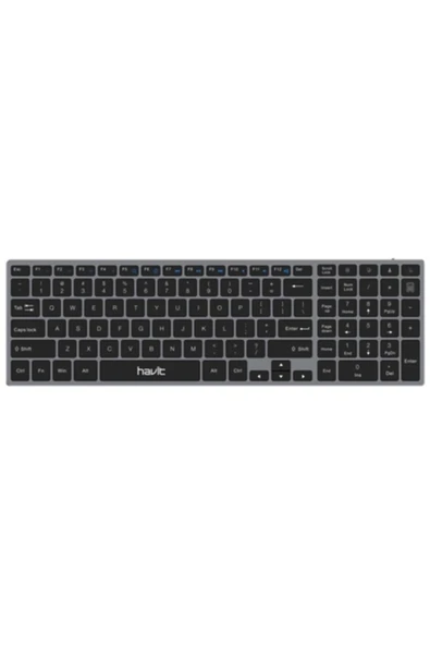 Kb263bt Kablosuz Bluetooth Klavye Uzay Grisi ürün görseli 1