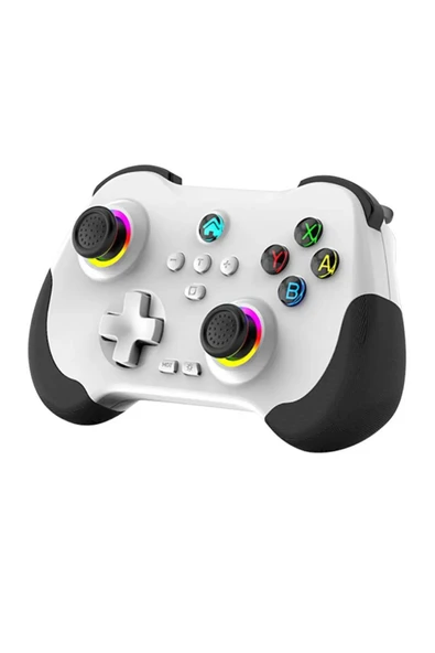 Z01 PC/PS4/PS3/IOS/Switch/Android Telefon TV Tablet Titreşimli RGB Bluetooth Uyumlu Joystick Gamepad ürün görseli 1