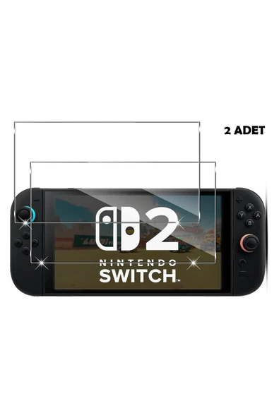 Nintendo Switch 2 9H Nano Ekran Koruyucu 2'li Paket ürün görseli 1