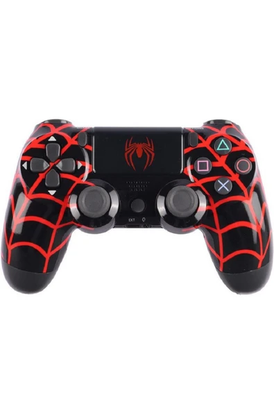 PS4-PC-Android BOX-Android-IOS Telefon Tablet Uyumlu Spıder-Man Tema Titreşimli Bluetooth Oyun Kolu ürün görseli 1