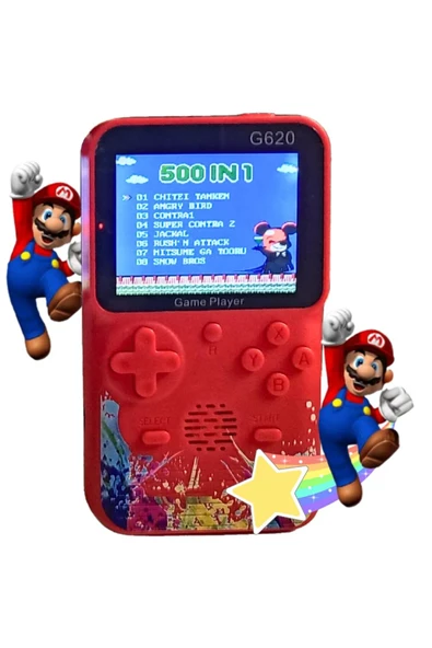 G620 500 Dahili Oyunlu TV Çıkışlı Mini El Konsolu ürün görseli 1