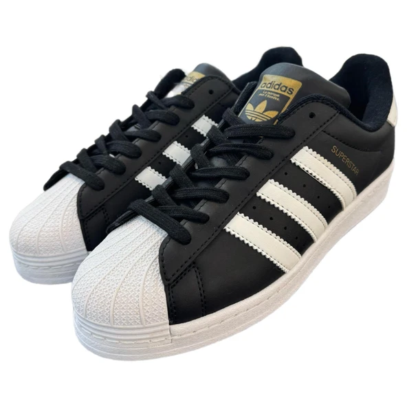 Adidas Superstar Black White Erkek Ayakkabı ürün görseli 1