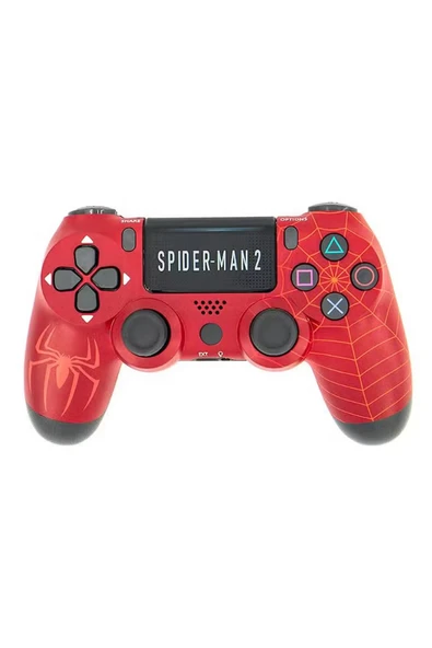 PS4-PC-Android BOX-Android-IOS Telefon Tablet Uyumlu Spıder-Man Tema Titreşimli Bluetooth Oyun Kolu ürün görseli 1