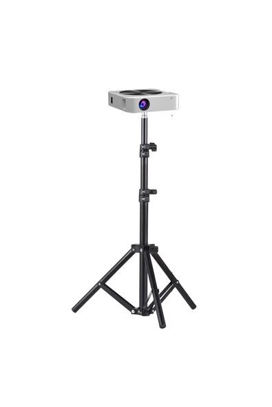 Taşınabilir Projeksiyon Cihazları ve Selfie Kullanım için Üç Ayaklı Tripod 2.10 Metre ürün görseli 1
