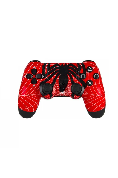 PS4-PC-Android BOX-Android-IOS Telefon Tablet Uyumlu Spıder-Man Tema Titreşimli Bluetooth Oyun Kolu ürün görseli 1