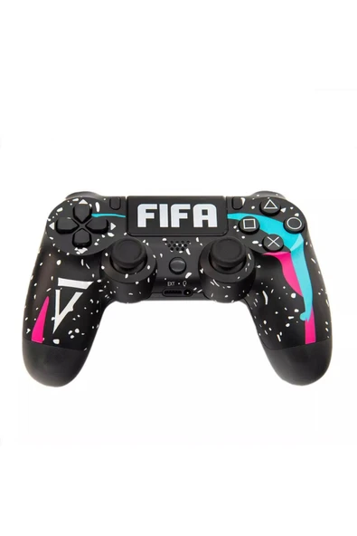 PS4-PC-Android BOX-Android-IOS Telefon Tablet Uyumlu Futbol Temalı Titreşimli Bluetooth Oyun Kolu ürün görseli 1