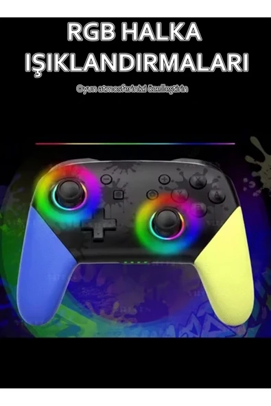 Switch PRO S12 Controller Gamepad - Resim 5