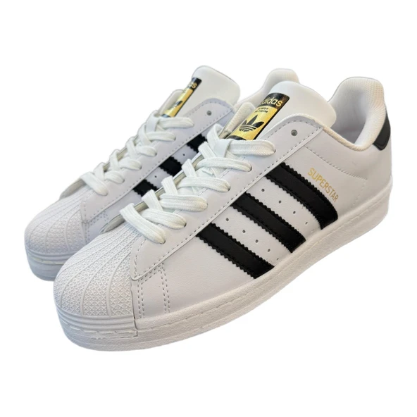 Adidas Superstar White Black Kadın Ayakkabı ürün görseli 1