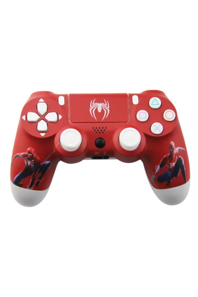 PS4-PC-Android BOX-Android-IOS Telefon Tablet Uyumlu Spıder-Man Tema Titreşimli Bluetooth Oyun Kolu ürün görseli 1