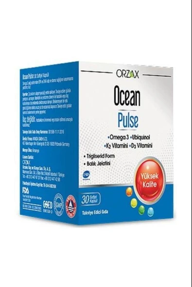 Ocean Pulse Balık Yağı 30 Kapsül ürün görseli 1