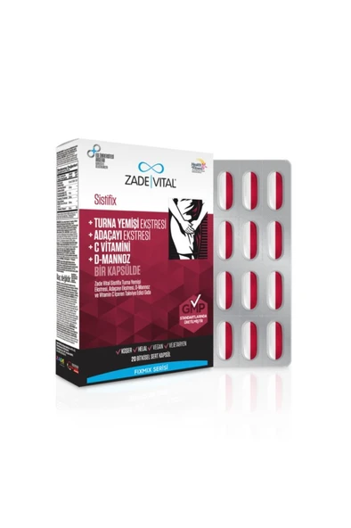 Zade Vital Fixmix Sistifix Blister 20 Kapsül ürün görseli 1