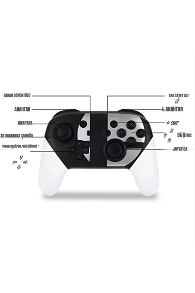 Nintendo Switch PRO Controller Gamepad - Resim 4