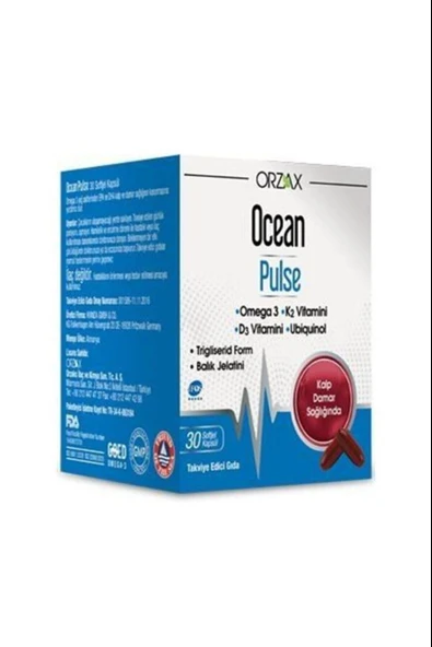 Ocean Pulse Balık Yağı 30 Kapsül ürün görseli 1