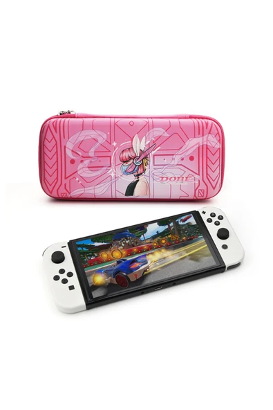 Nintendo Switch ve Oled Uyumlu Desenli Fermuarlı Koruma ve Taşıma Çantası ürün görseli 1