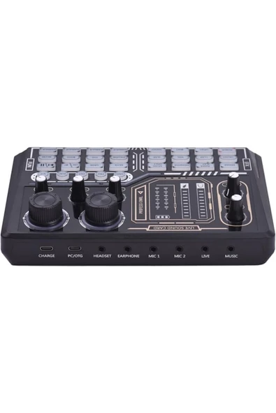 P16 RGB Profesyonel Stüdyo Mikrofon Mikser - Resim 2