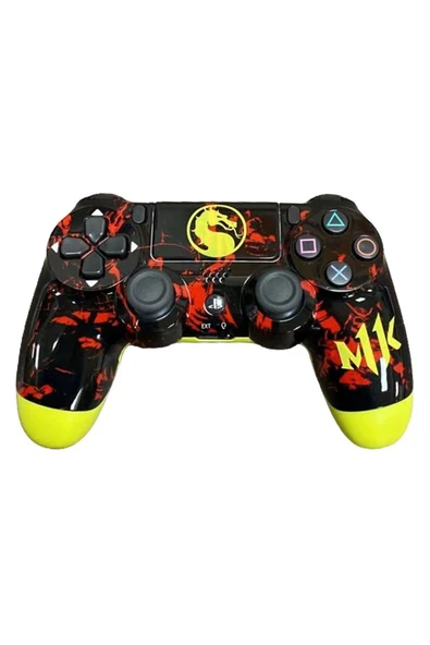 PS4-PC-Android BOX-Android-IOS Telefon Tablet Uyumlu Titreşimli Bluetooth Oyun Kolu-Mortal Kombat ürün görseli 1