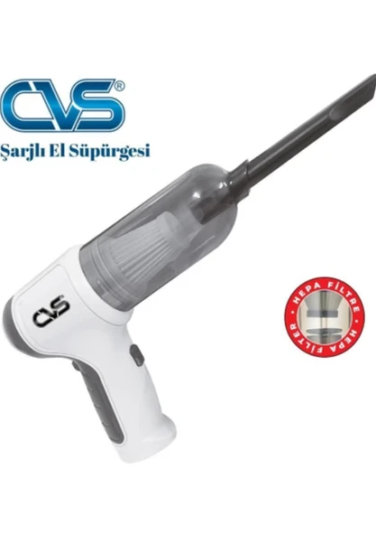 Cvs Dn 4728 Şarjlı Araç - El Süpürgesi - Gri Renk ürün görseli 1