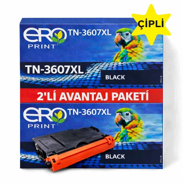 TN-3607XL / Brother MFC-L5715DN Çipli Muadil Toner - 2'li Avantaj Paket ürün görseli 1