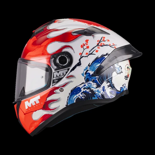 KASK MT HELMETS TARGO S YAMANAKA 2025 A5 KIRMIZI ürün görseli 1
