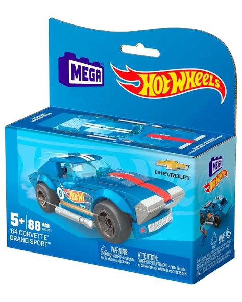 Mega Hot Wheels 64 Corvette Grand Sport HHL95 ürün görseli 1