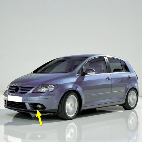 VW Golf Plus 2005-2009 Ön Tampon Sol Sis Farı Izgarası 5M0853665C ürün görseli 1