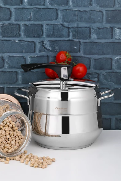Cooker Lara 8 Litre İndiksiyon Uyumlu Düdüklü Tencere CKR912 ürün görseli 1