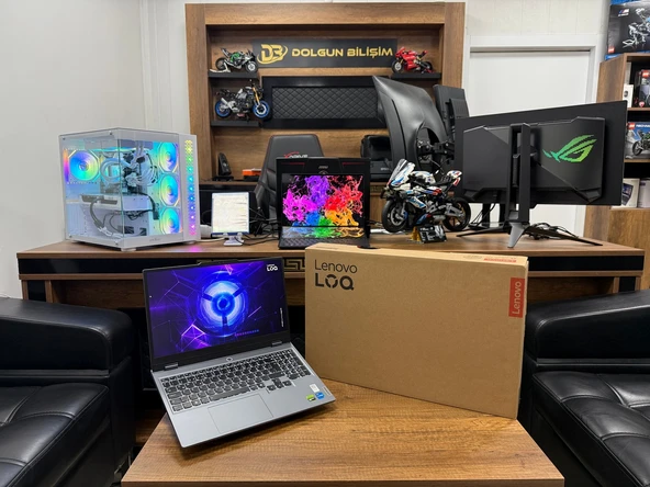 Lenovo LOQ 15IAX9 i5-12600HX 8GB 512GB RTX4050 15.6” FHD 144Hz 83GS00L7TR Oyuncu Laptop ürün görseli 1