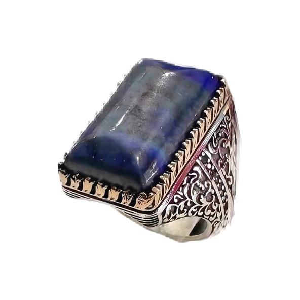Lapis Taşlı Erkek Yüzük 250058263G32Y ürün görseli 1