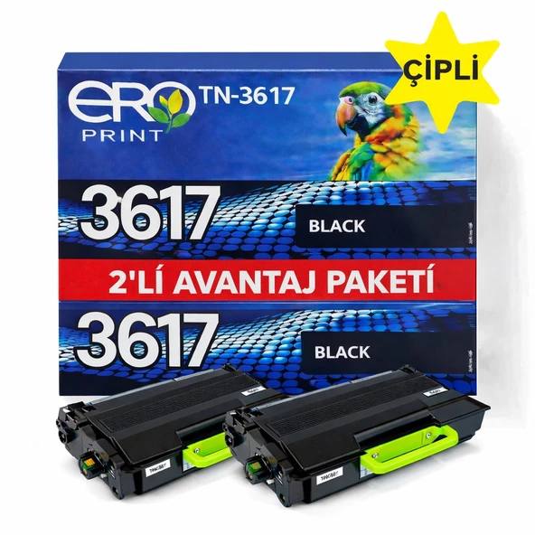 Brother TN-3617 Muadil Toner - 2'li Avantaj Paket ürün görseli 1