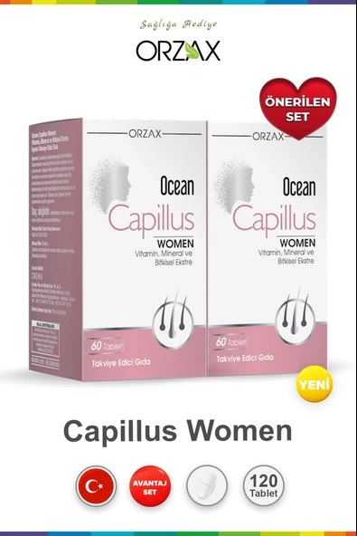 Ocean Capillus Women 60 Tablet 2 Adet ürün görseli 1