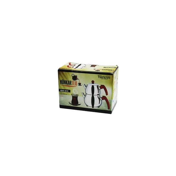 MİDİ BOY KÜRE ÇELİK ÇAYDANLIK SETİ RENKLİ BAKALİT KULP ÜST DEMLİK: 0.5LT - ALT SULUK: 0.75LT KENDİNDEN SÜZGEÇLİ (Timya/Go1395)  199830 ürün görseli 1