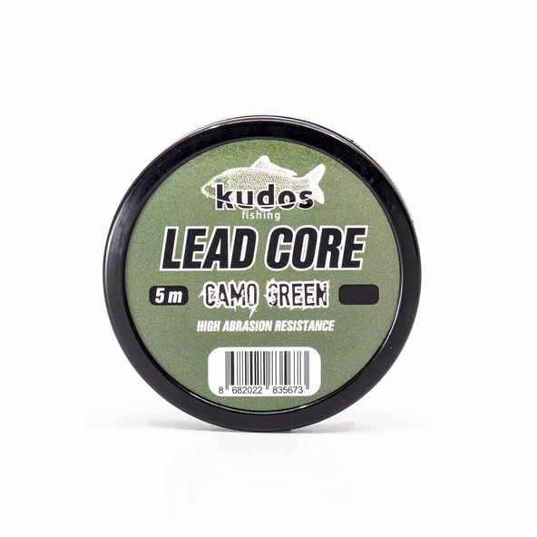 Kudos Lead Core Camo Green 5m 35 Lb - Resim 3