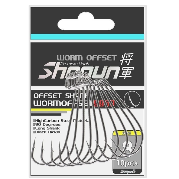 Shogun 9959 Worm Offsett Black Nickel İğne ürün görseli 1