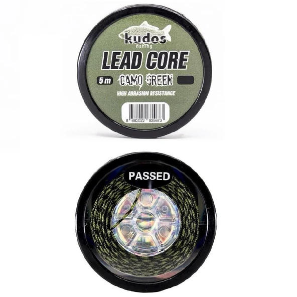 Kudos Lead Core Camo Green 5m 35 Lb ürün görseli 1