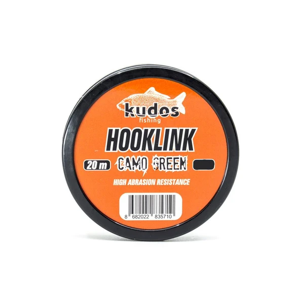 Kudos Hooklink Camo Green 20m 35 Lb - Resim 3